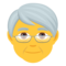 Older Person emoji on Emojione